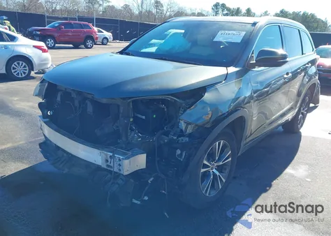 2016 Toyota Highlander Xle V6 z USA, uszkodzony, nr VIN 5TDKKRFH1GS173036